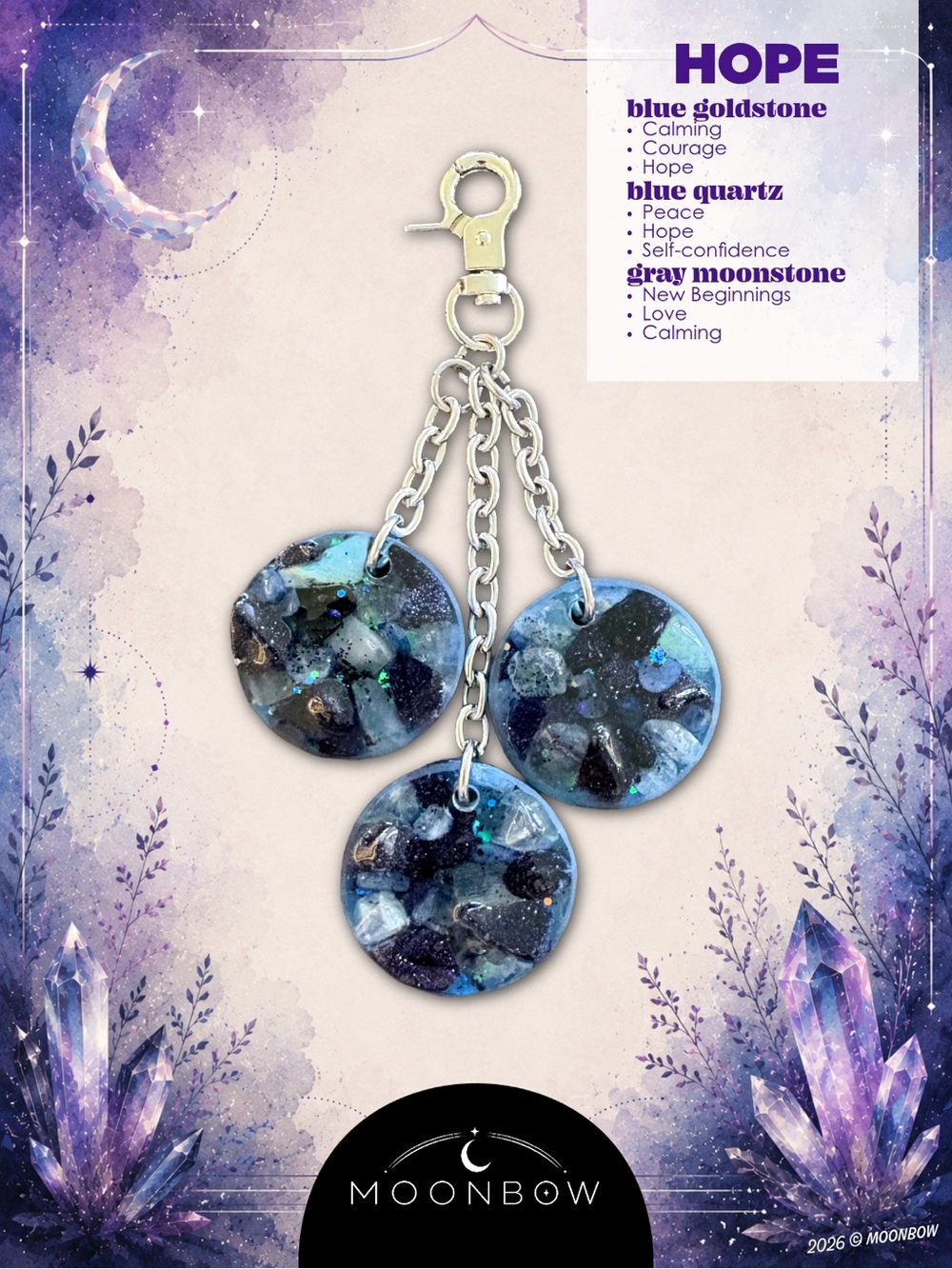 Moonbow Bag Charm